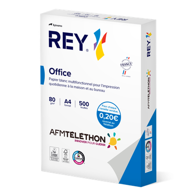 3141728704768-Rey Office - Papier blanc - A4 (210 x 297 mm) - 80 g/m² - Ramette de 500 feuilles--0