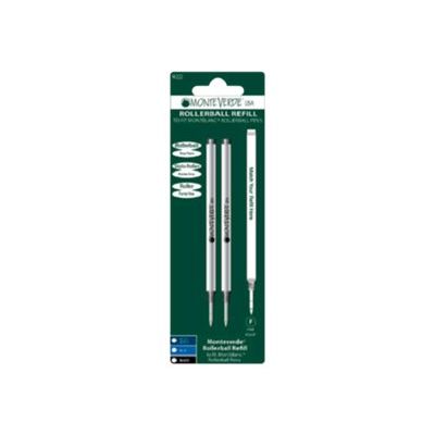 080333884324-Monteverde - 2 Recharges pour roller Montblanc - bleu - pointe fine-Avant-0