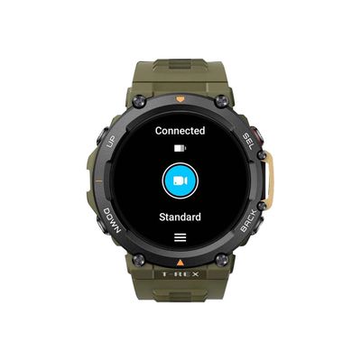 6972596105039-Amazfit T-Rex 2- montre connectée - affichage 1.39" - vert-Avant-3