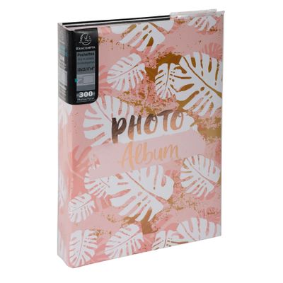 3130630622239-Exacompta - Album photo à pochettes - 300 photos 10 x 15 cm - 22.5 x 32.5 cm - pastel tropic--4