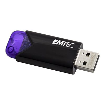 3126170173188-Emtec B110 Click Easy 3.2 - clé USB 3.2 - 128 Go - violet-Arrière-1