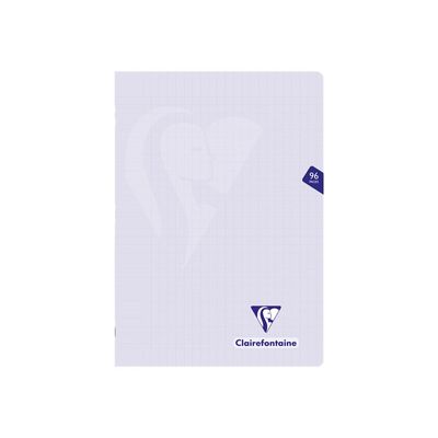 3329683081616-Clairefontaine Mimesys Pastel - Cahier polypro A4 (21x29,7 cm) - 96 pages - grands carreaux (Seyes) - disponible dans-Avant-3