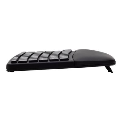 5028252602730-Kensington Pro Fit Ergo - Ensemble clavier et souris sans fil - Azerty - noir-Gauche-6