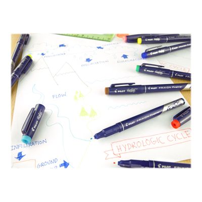 4902505560590-Pilot FriXion Fineliner - Feutre fin effaçable - marron-Gros plan-2