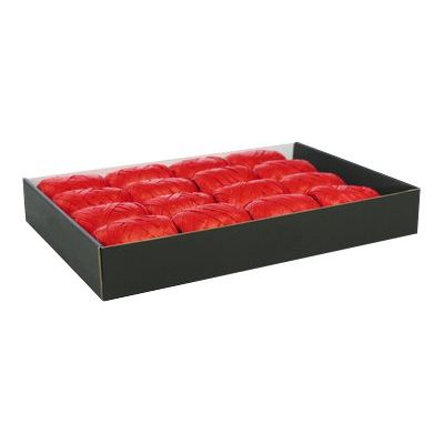 2012349426593-Clairefontaine - Ruban d'emballage cadeau - Œuf raphia - 13 mm x 20 m - rouge-Angle gauche-0