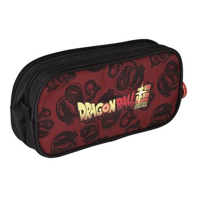 3329688127845-Dragon Ball Super - Trousse rectangulaire 2 compartiments - noir - Clairefontaine-Arrière-1