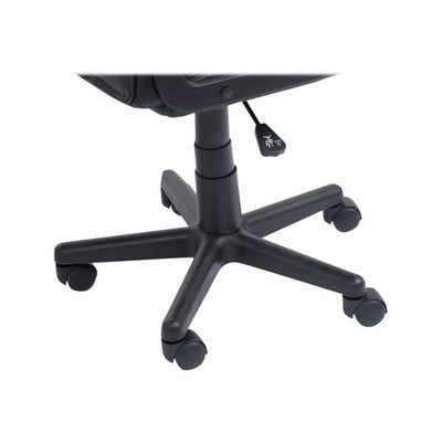 3760185029407-Fauteuil gamer ANZIO - accoudoirs fixes - noir et rouge-Gros plan-3