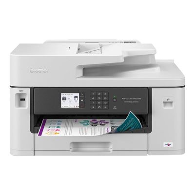 4977766825146-Brother MFC-J5340DWE - imprimante multifonction jet d'encre couleur A3 - USB 2.0, LAN, Wi-Fi(n), h-Avant-2