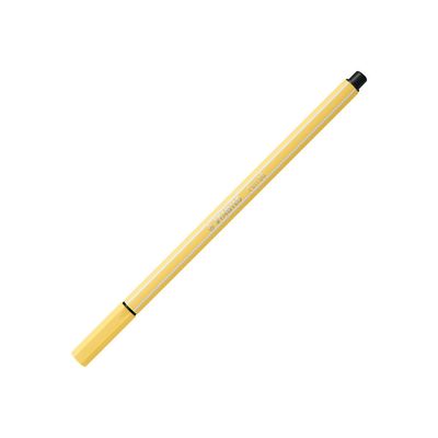 4006381578547-STABILO Pen 68 - Feutre pointe moyenne - jaune clair-Angle gauche-0