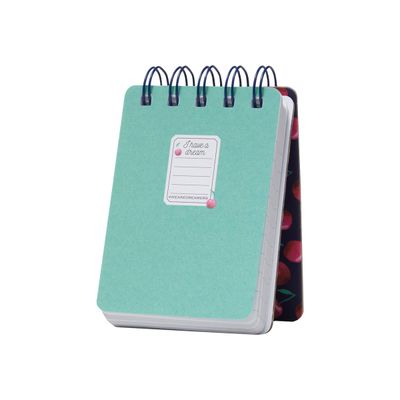 8051739307795-Legami - Mini carnet à spirale - motif cherry-Angle droit-1
