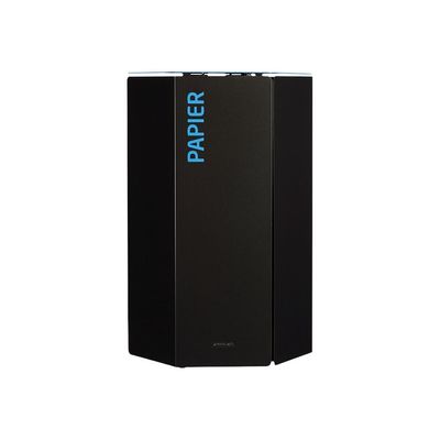 3019920590307-Rossignol HEXATRI - Poubelle de tri bleu/noir - 50L-Avant-0