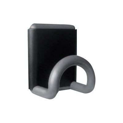 3595560009671-Unilux - Patère magnétique fil - gris métal-Avant-0