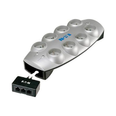 3553340669354-Eaton Protection Box 8 Tel@+TV - protection contre les surtensions-Angle droit-0