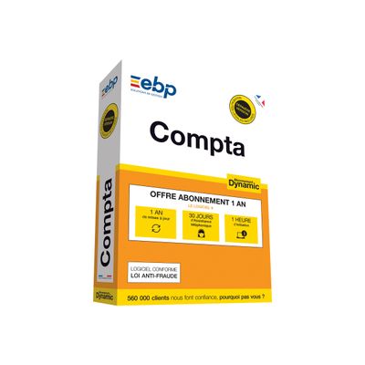 3438600134158-EBP Compta Dynamic - abonnement 12 mois - 1 utilisateur-Angle gauche-0