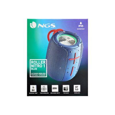 8435430620320-NGS Roller Nitro 1 - enceinte Bluetooth - bleu-Avant-4