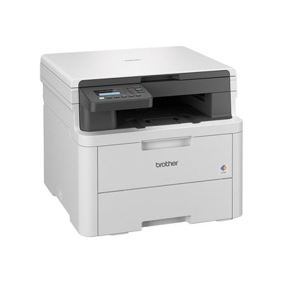 4977766827881-Brother DCP-L3520CDWE - imprimante laser multifonction couleur A4 - USB 2.0, LAN, Wi-Fi(n)-Angle gauche-1