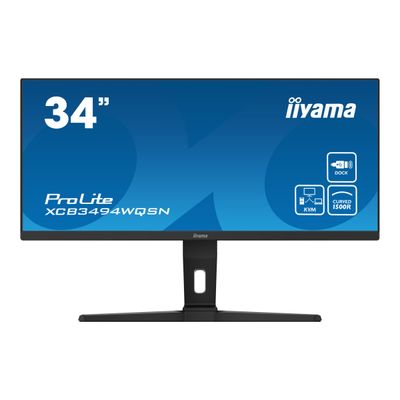 4948570118700-iiyama ProLite XCB3494WQSN-B1 - écran LED 34" - incurvé - HDR-Avant-0