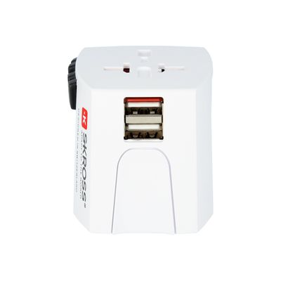 7640166320616-SKROSS MUV USB - Adaptateur de voyage universel + 2 ports USB - pour Euro, Australie/Chine, Royaume-U-Haut-6