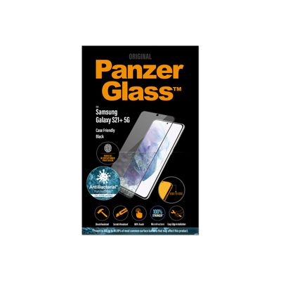 5711724072574-PanzerGlass Case Friendly - Protection d'écran - verre trempé pour Galaxy S21+ 5G - transparent-Avant-5