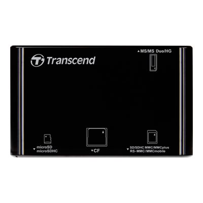 0760557814870-Transcend P8 - lecteur de carte - USB 2.0-Avant-0