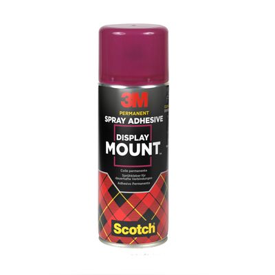 5010027716865-3M DisplayMount - Bombe colle aérosol - Transparent - Permanent - 400 ml--0