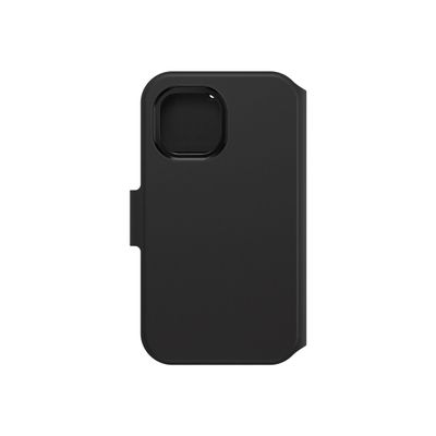 0840262396141-OtterBox Strada Series Via - porte folio pour iPhone 14 - noir-Arrière-0