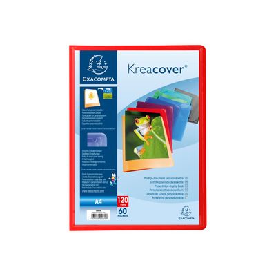 3130632057909-Exacompta Kreacover - 8 Porte vues personnalisables - 180 vues - A4 - couleurs assorties-Avant-4