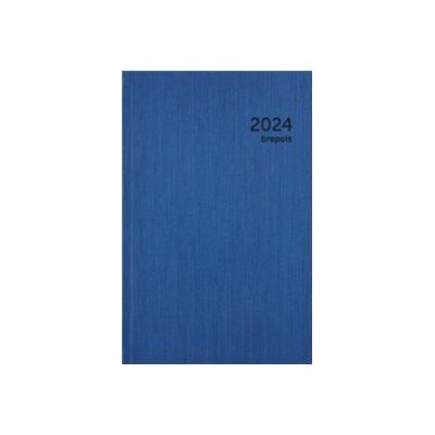 5412303377621-Agenda Saturnus Luxe Kashmir - 1 jour par page - 13,3 x 20,8 cm - bleu - Brepols-Avant-0