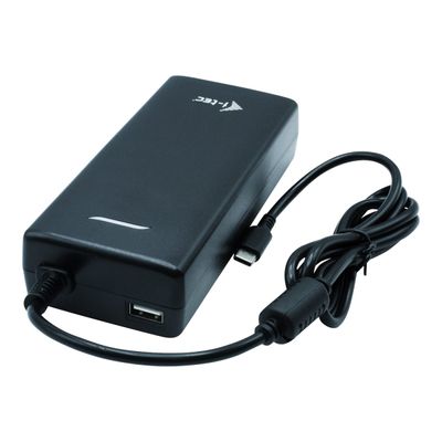 8595611703874-i-Tec - Station d'accueil - USB-C / Thunderbolt 3 - VGA, HDMI, DP - GigE - avec chargeur universel i-Tec -Arrière-4