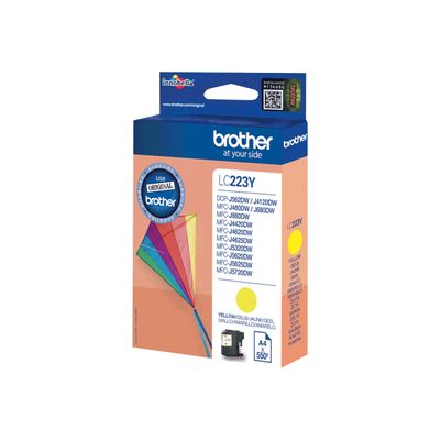 5014047566820-Brother LC223 - jaune - cartouche d'encre originale-Angle droit-1