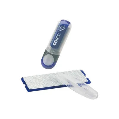 9004362371694-Colop - Tampon de poche Pocket Stamp 20 à faire soi-même - 4 lignes-Avant-0