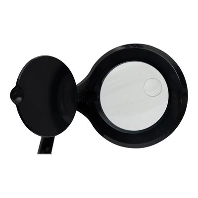 4002390078351-MAULiris - Lampe loupe à Led - 10 cm diamètre - agrandissement : 1.75x - 7 W - noir-Gros plan-3