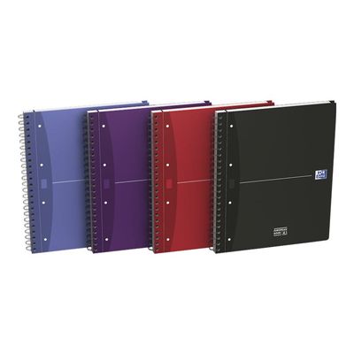 8412771025052-Oxford Europeanbook - Cahier A4 (21x29,7 cm) - 240 pages - grands carreaux (Seyes) - disponib-Angle gauche-4