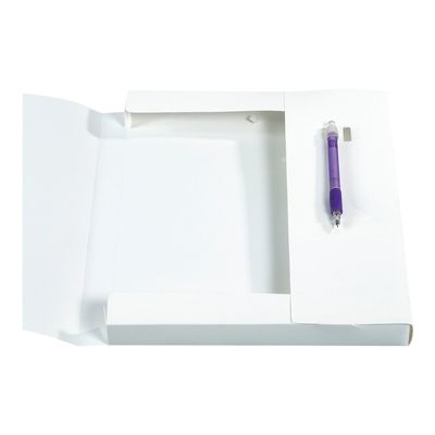 3130632595890-Exacompta Kreacover - 17 Boîtes de classement - dos 25 mm - blanc-Avant-1