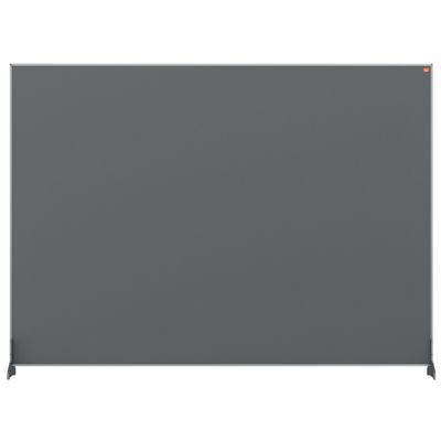 5028252617413-Nobo Impression Pro - Cloison de séparation - 140 x 100 cm - gris--0