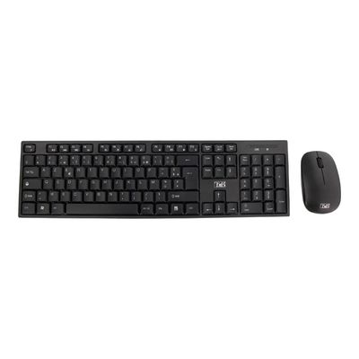 3303170090251-T'nB CLASSY - Ensemble clavier et souris sans fil - noir-Avant-0