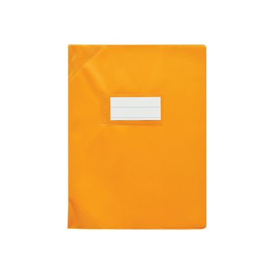 3045050183737-Oxford Strong Line - Protège cahier sans rabat - 17 x 22 cm - orange opaque-Avant-0