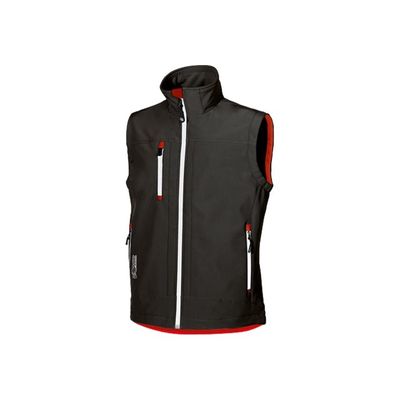 8033546160053-Gilet sans manche coupe-vent noir - Taille 2XL - Climb U-Power-Angle droit-0