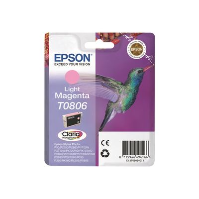 8715946330051-Epson T0806 Colibri - magenta clair - cartouche d'encre originale-Avant-1