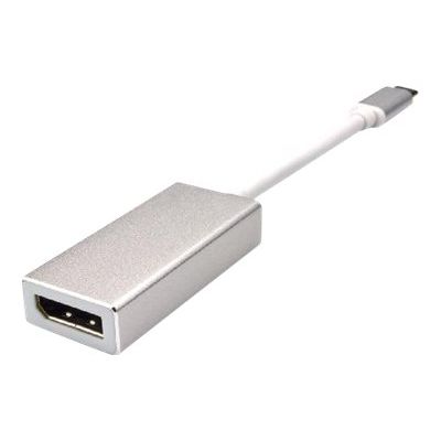 3700224762889-MCL Samar - convertisseur USB type C vers DisplayPort femelle - 16cm-Angle droit-0