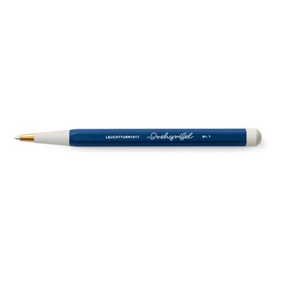 4004117610417-Leuchtturm1917 Drehgriffel Nr. 1 - Stylo à bille bleu roi - bleu marine-Angle gauche-0