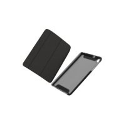 0840056119772-Gear4 Brompton - porte folio pour Galaxy Tab A (2020) - fumé-Angle droit-1