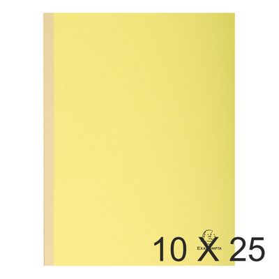3288587701054-Exacompta Forever - 10 Paquets de 25 Chemises dos toilé - 320 gr - jaune--0