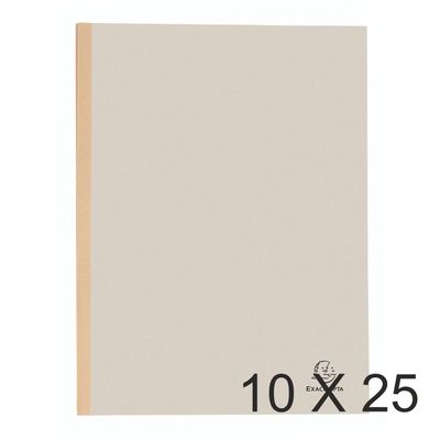 3288587701092-Exacompta Forever - 10 Paquets de 25 Chemises dos toilé - 320 gr - gris--0