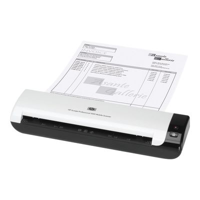 0884962645680-HP ScanJet 1000 Professional Mobile Scanner - scanner à feuilles - modèle bureau - USB 2.-Angle droit-11
