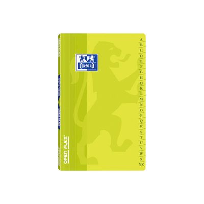 3020120040158-Oxford OpenFlex - Répertoire 9 x 14 cm - 96 pages - petits carreaux (5x5 mm) - disponible dans di-Avant-1
