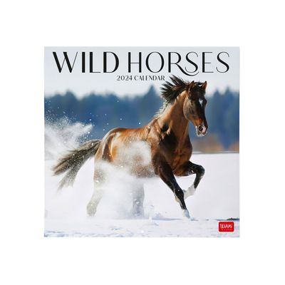 8051128758825-Legami - Calendrier mensuel - 30 x 29 cm - chevaux sauvages-Avant-0