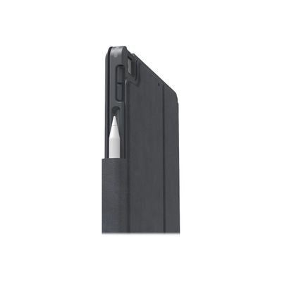 0840056136175-ZAGG Pro Keys - Porte folio avec clavier pour iPad (7e gen, 8e gen) - noir/gris-Gros plan-3