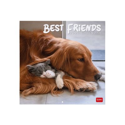 8051128758801-Legami - Calendrier mensuel - 30 x 29 cm - best friends-Avant-0