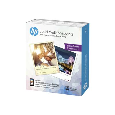 889899257166-HP Snapshots - Papier photo - 10 x 13 cm - 265 g/m² - 25 feuilles-P_79425281_1-1